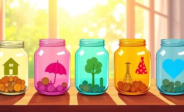 A Regra dos Seis Potes: Organizando Suas Finanças de Forma Eficaz